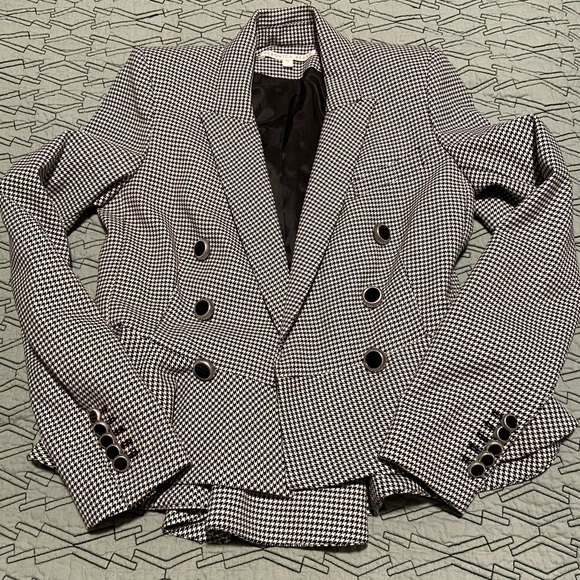 Veronica Beard Rhodora Houndstooth Blazer - Picture 1 of 6